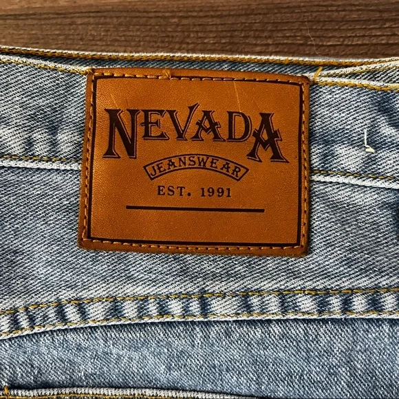 Nevada Vintage Light Wash Straight Leg Jeans - Picture 3 of 9